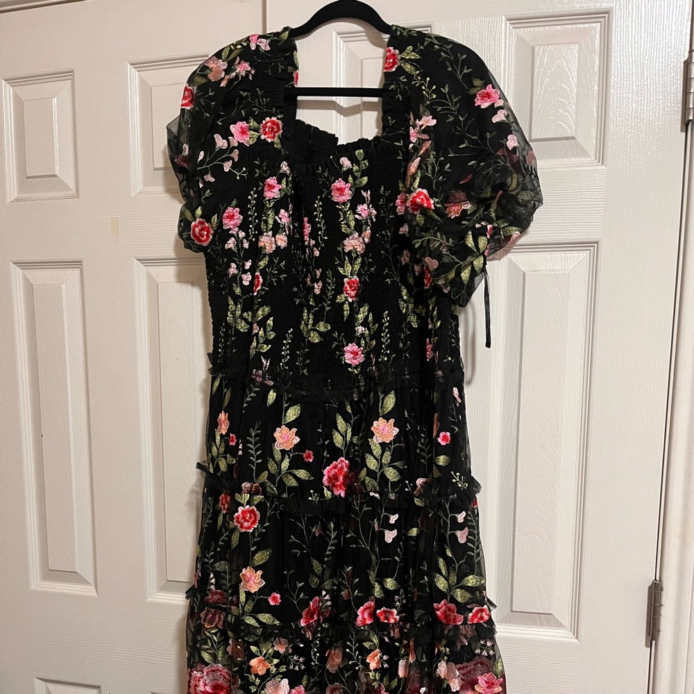 Jessakae rose midi dress